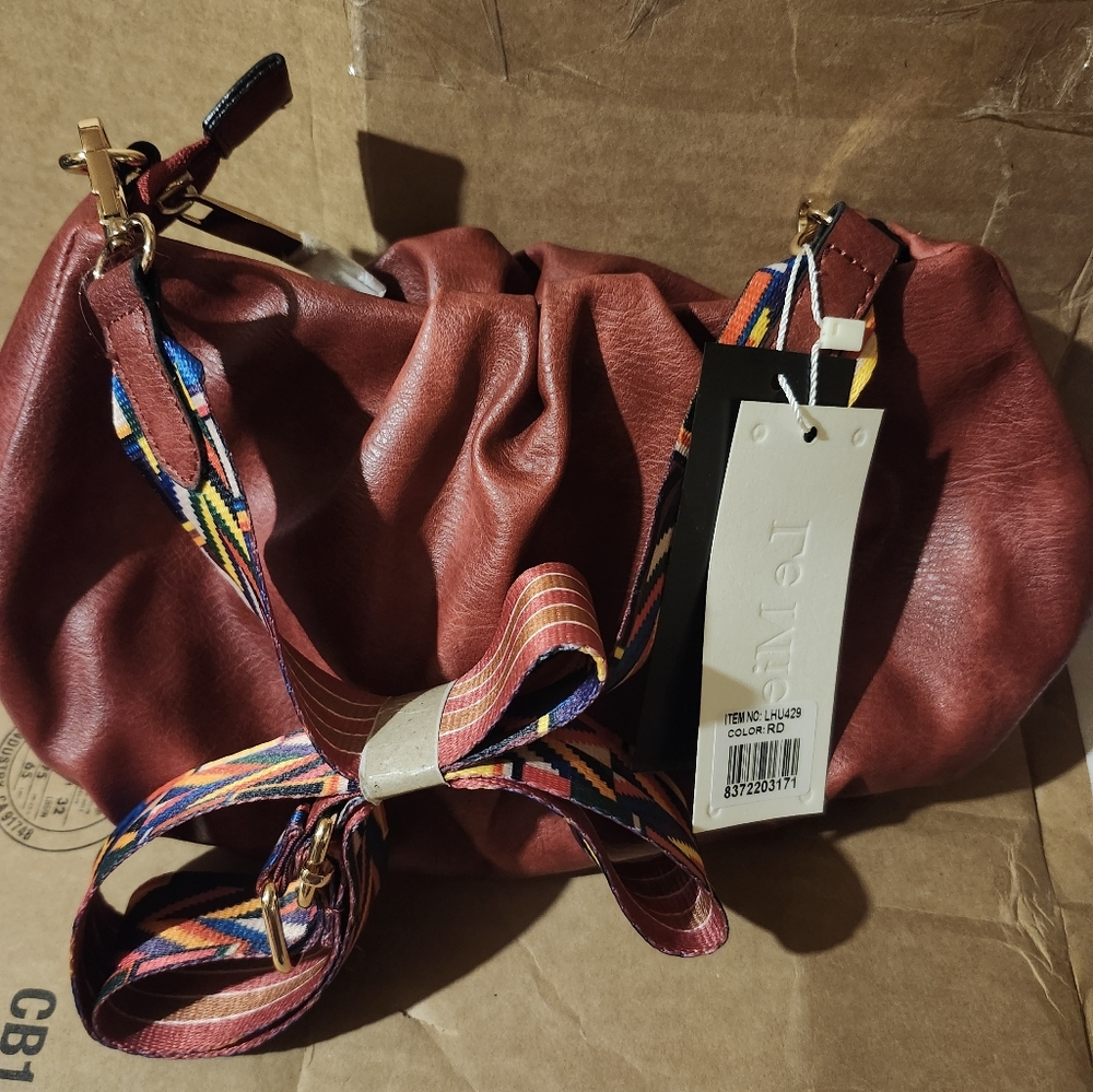 Red crossbody